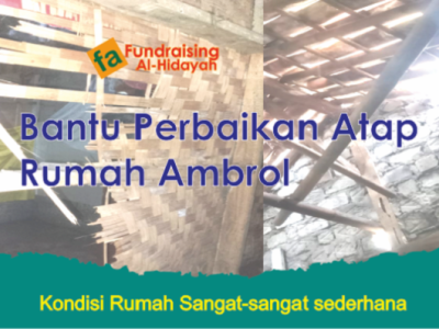Bantu Atap Rumah Ambrol
